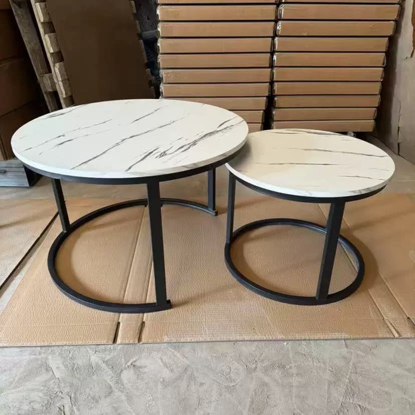 Marble texture coffee 2in1 table - London's Imports Ghana