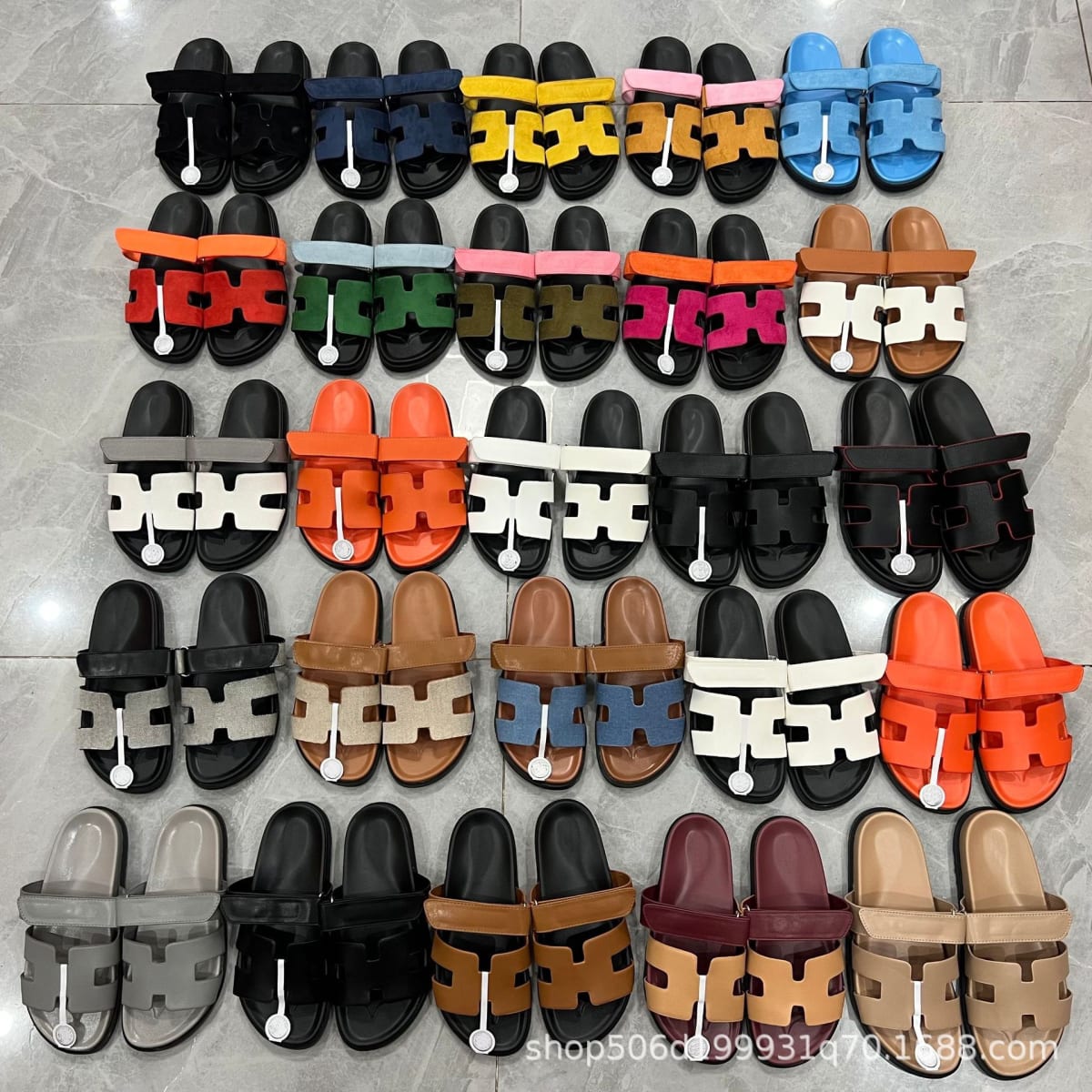 Copy high grade Hermes unisex slippers - China Import to Ghana