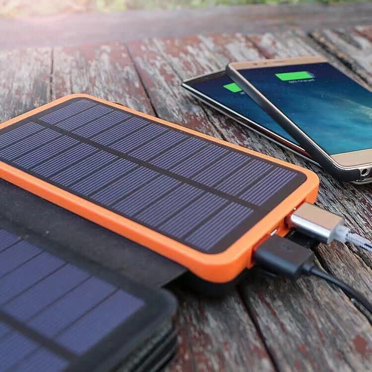 foldable solar charging treasure large capacity waterproof outdoor lighting mobile power 20000 mah - London Imports Collection - London's Imports Ghana