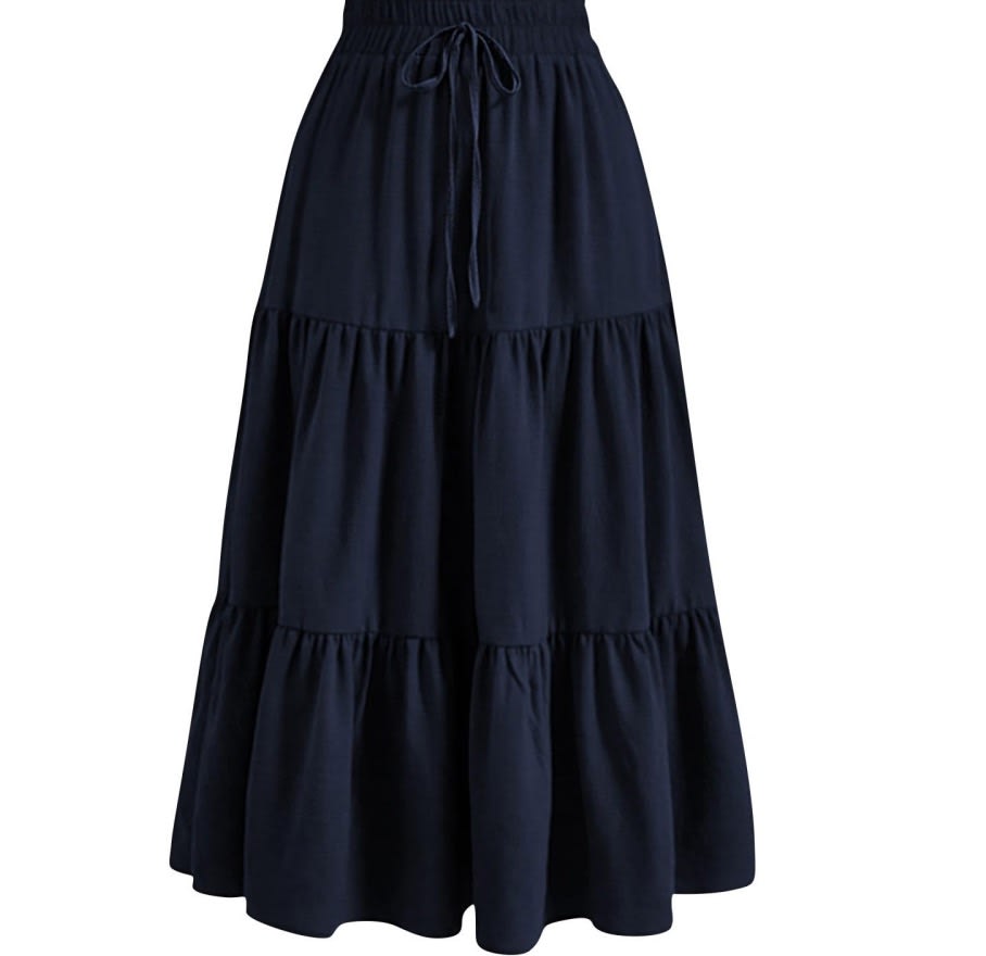 Buy Pleated Elastic Pocket Skirt in Ghana - Authentic China Import