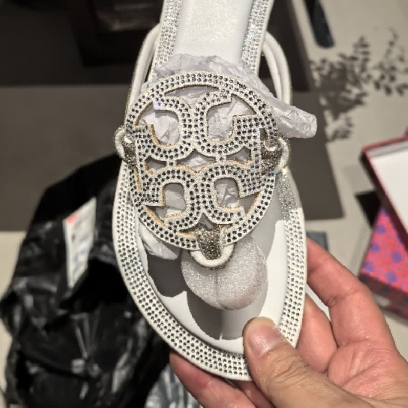 Tbslippers Flip-Flops with Rhinestones - London Imports Collection - London's Imports Ghana