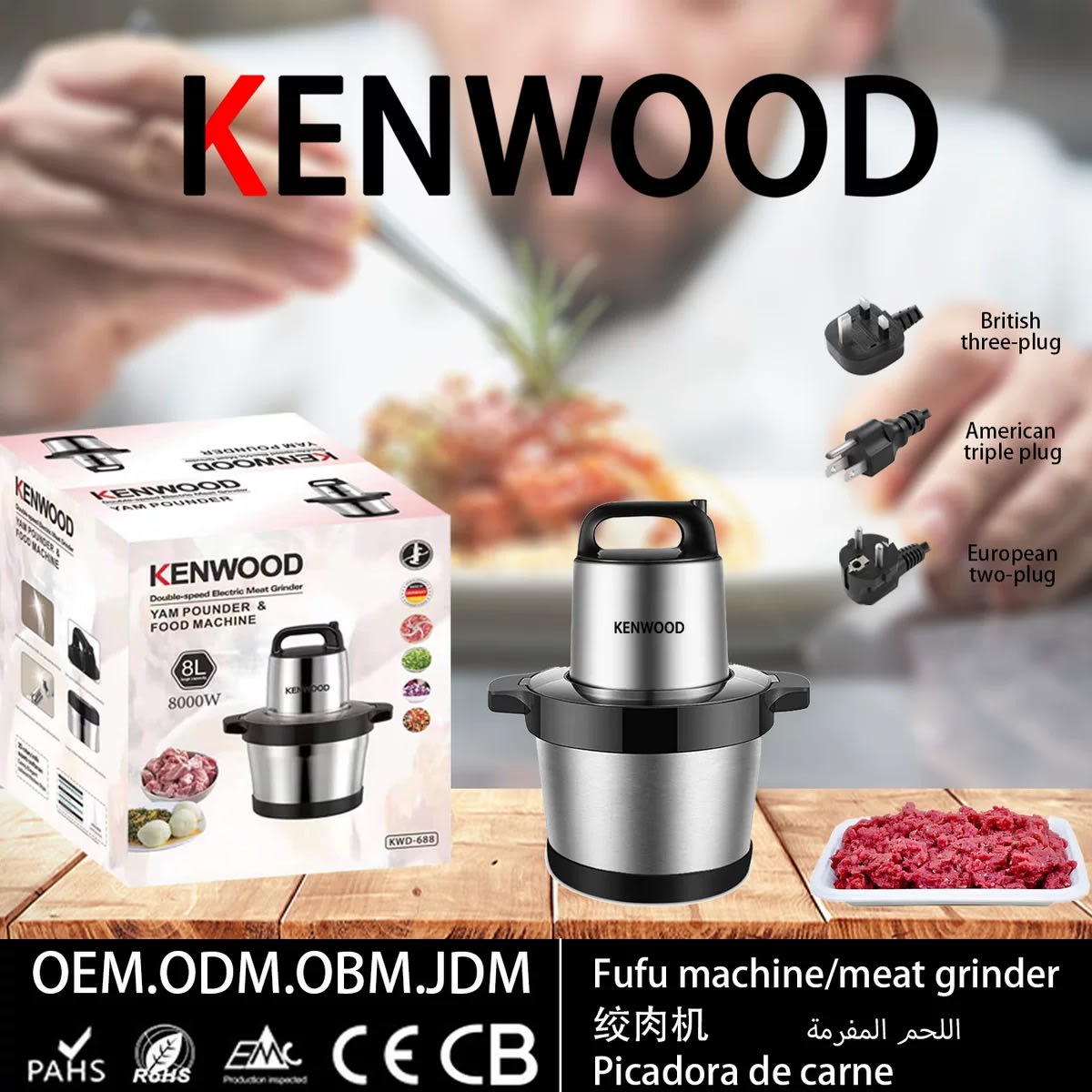 Kenwood fufu Machine - China Import to Ghana