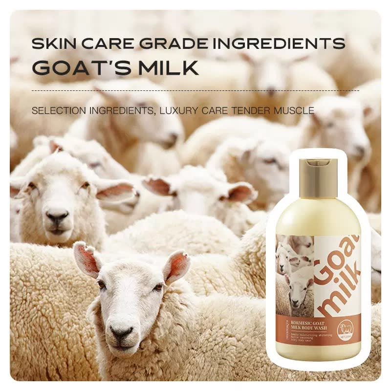 Goat milk shower gel
