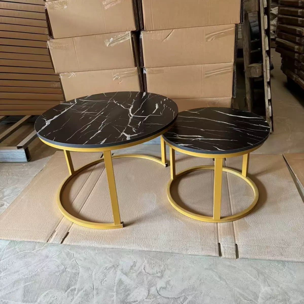 Marble texture coffee 2in1 table