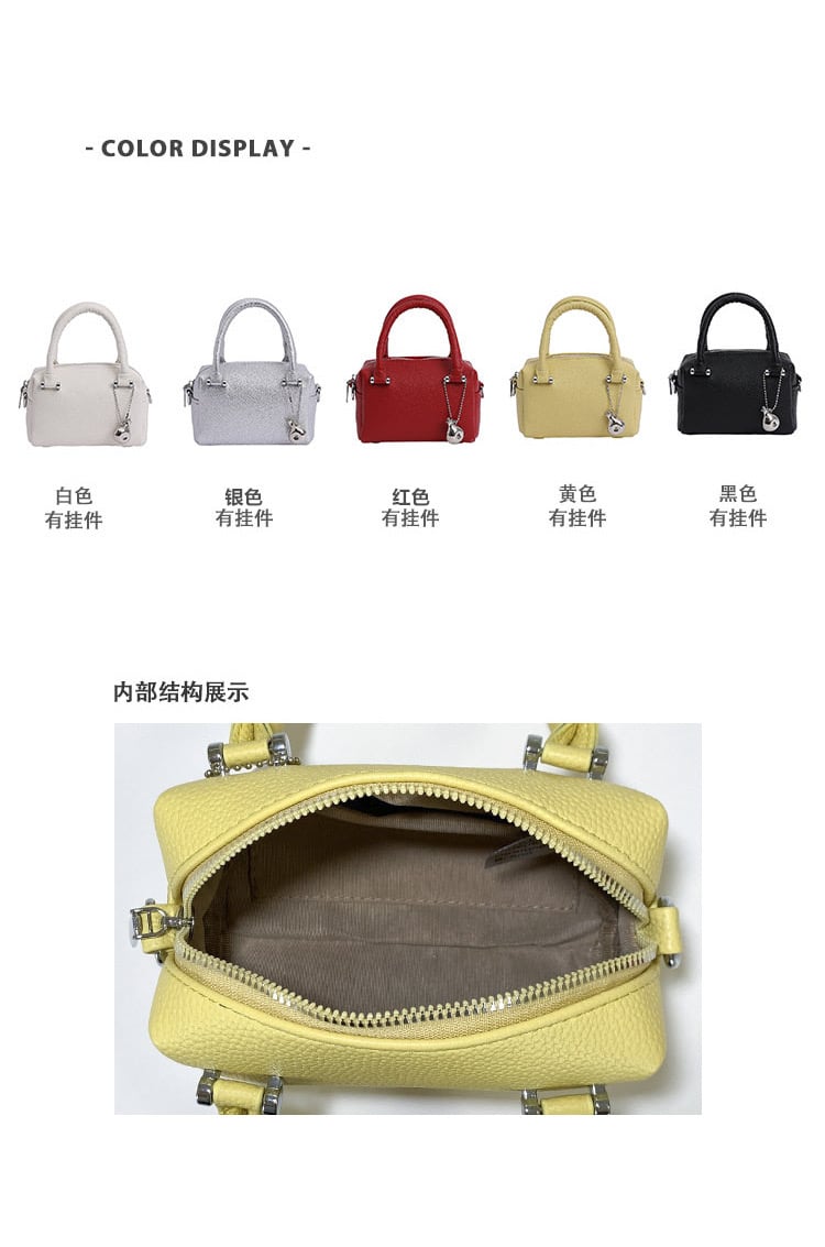 Casual leather bag with pendant - China Import to Ghana