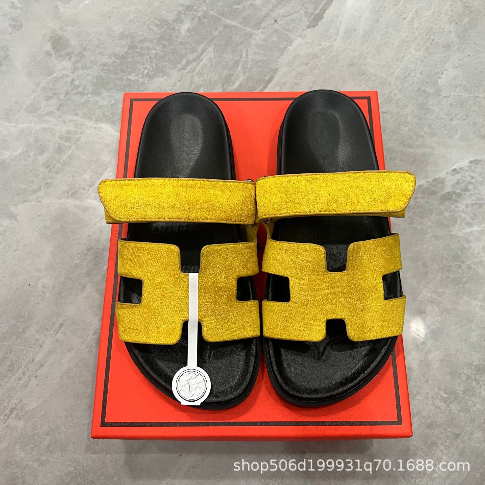 Copy high grade Hermes unisex slippers