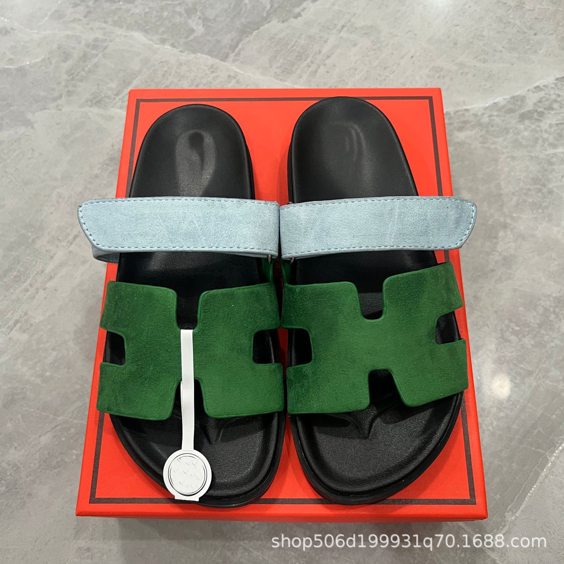 Copy high grade Hermes unisex slippers