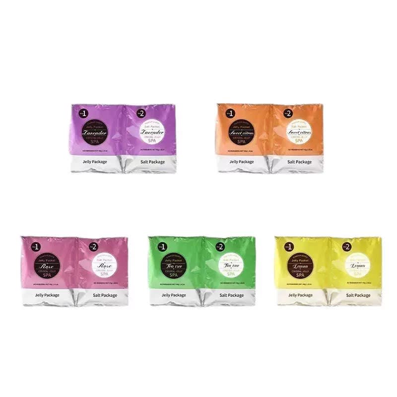 Jelly bath foot salt and Jelly pack
