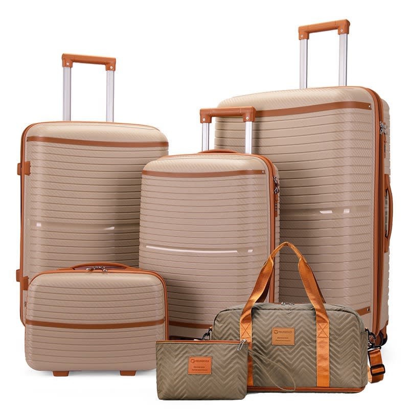 Six in one traveling luggage bag