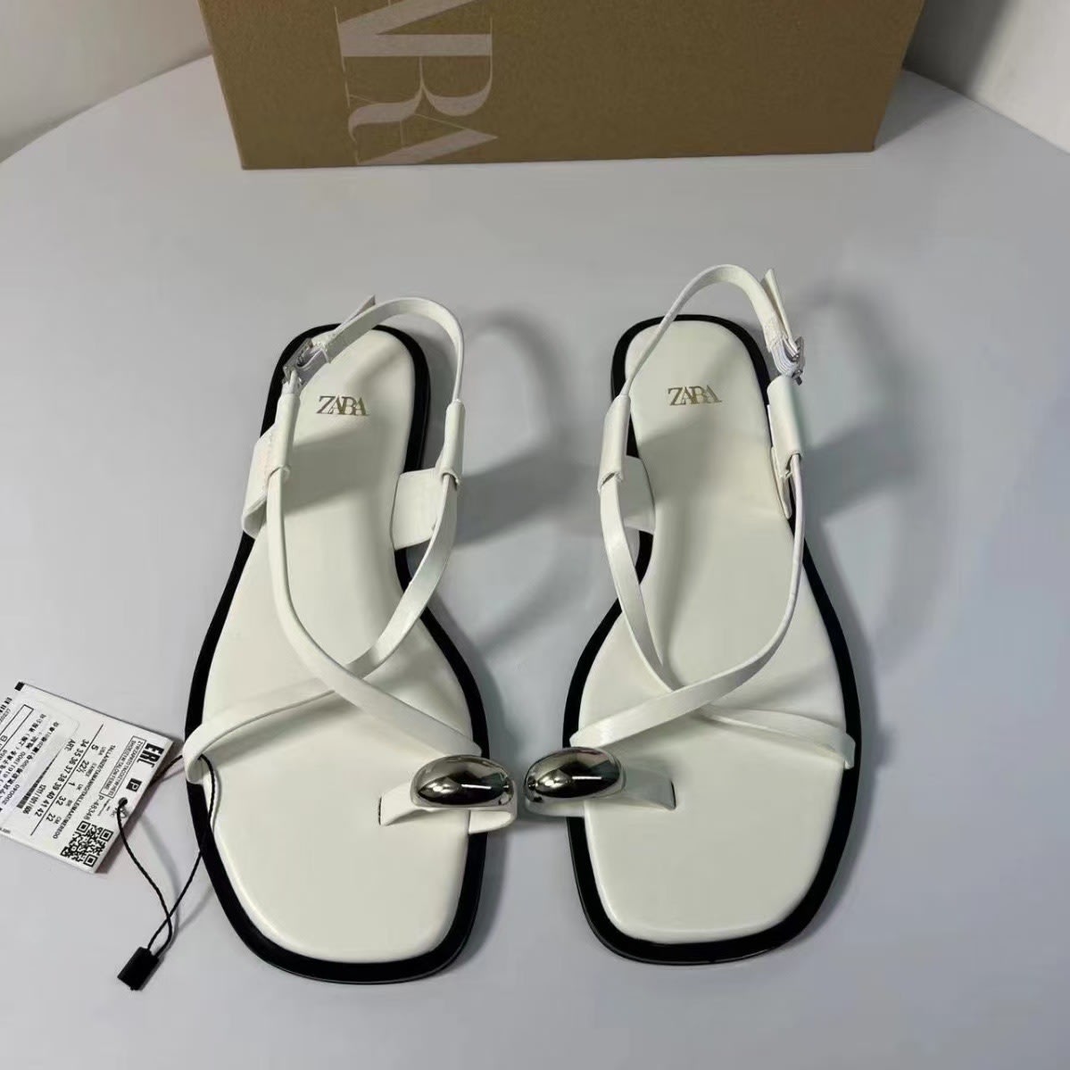 Zara flat sandals