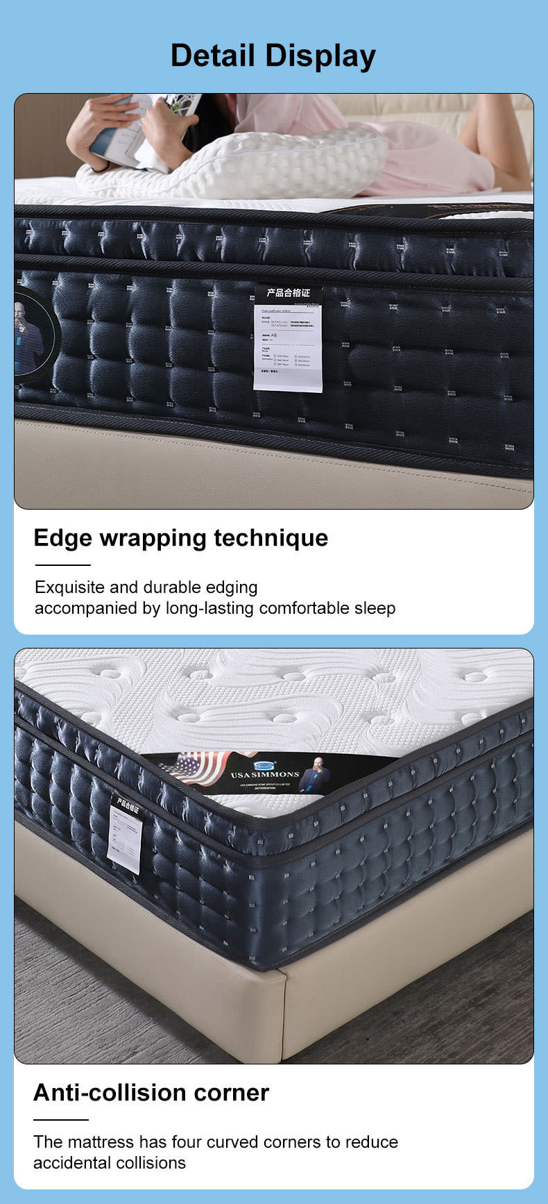 Compressed mattress