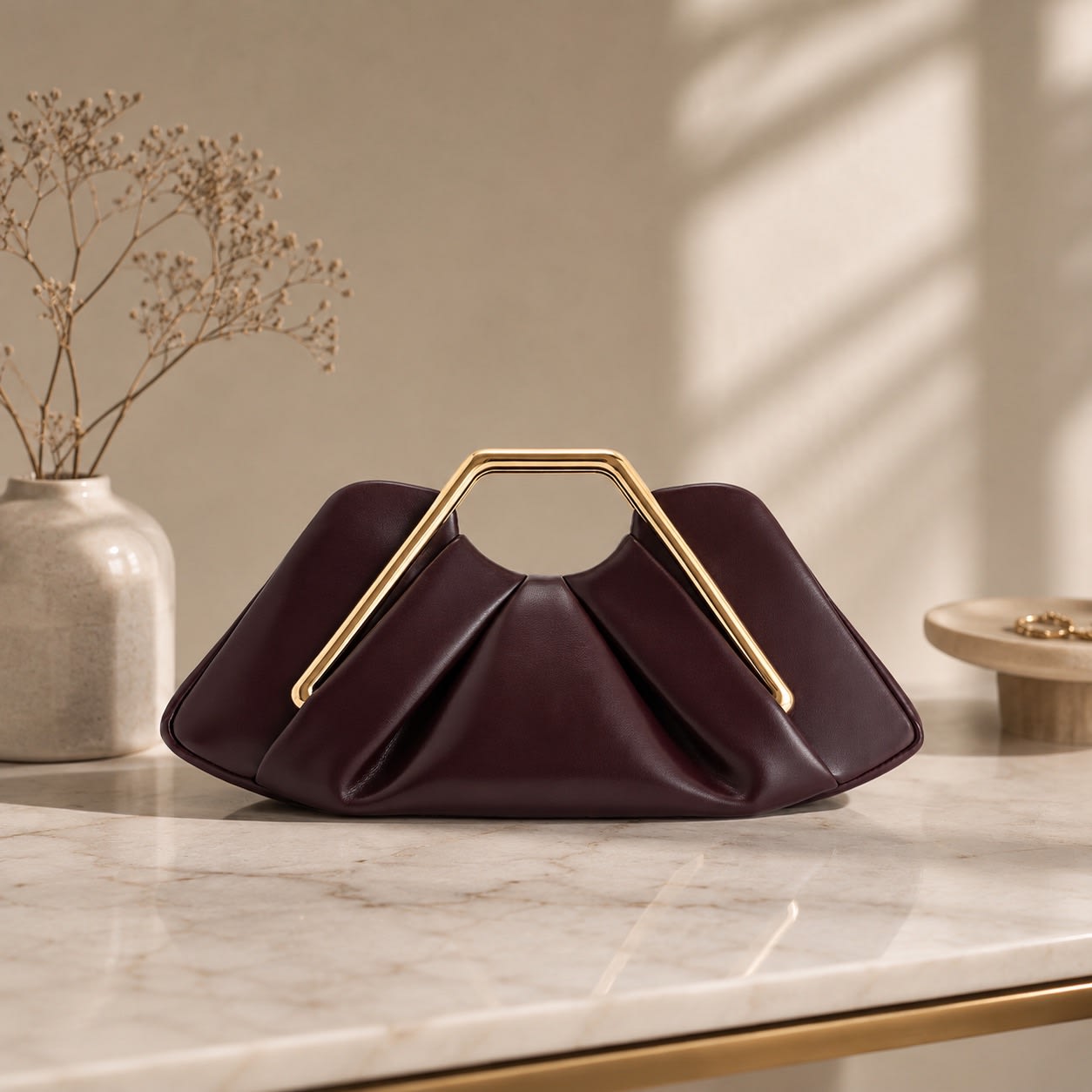 Pleated ladies bag - London Imports Collection - London's Imports Ghana