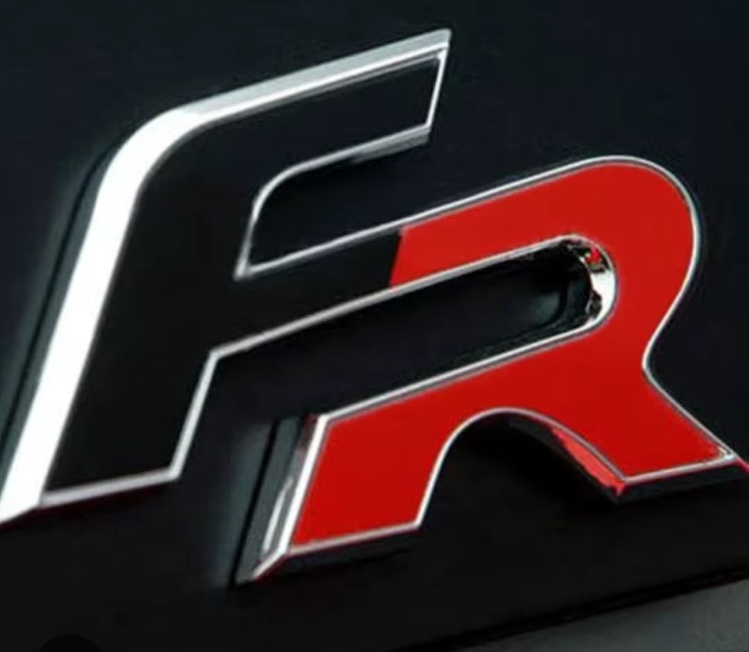 Logo FR Silver - black F Red R