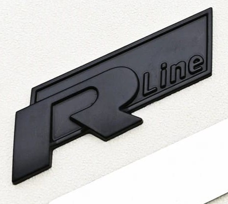 Logo RLine big R - Black Black