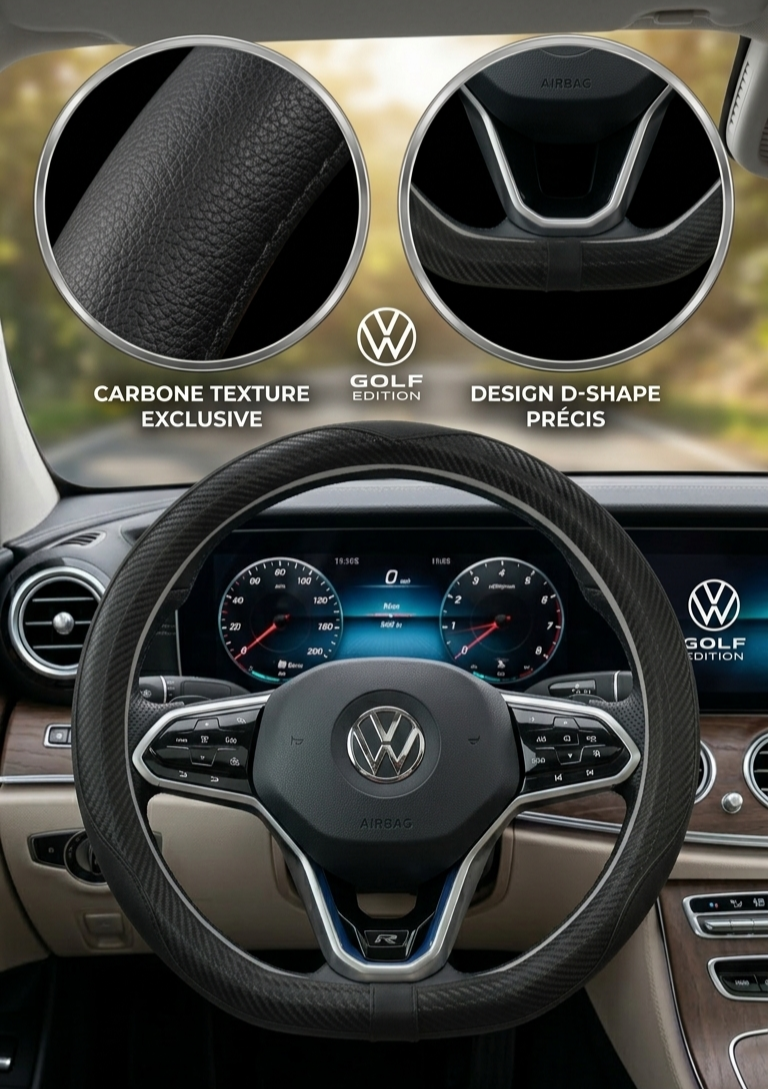 Couvre volant - ESA3-6 noir carbon