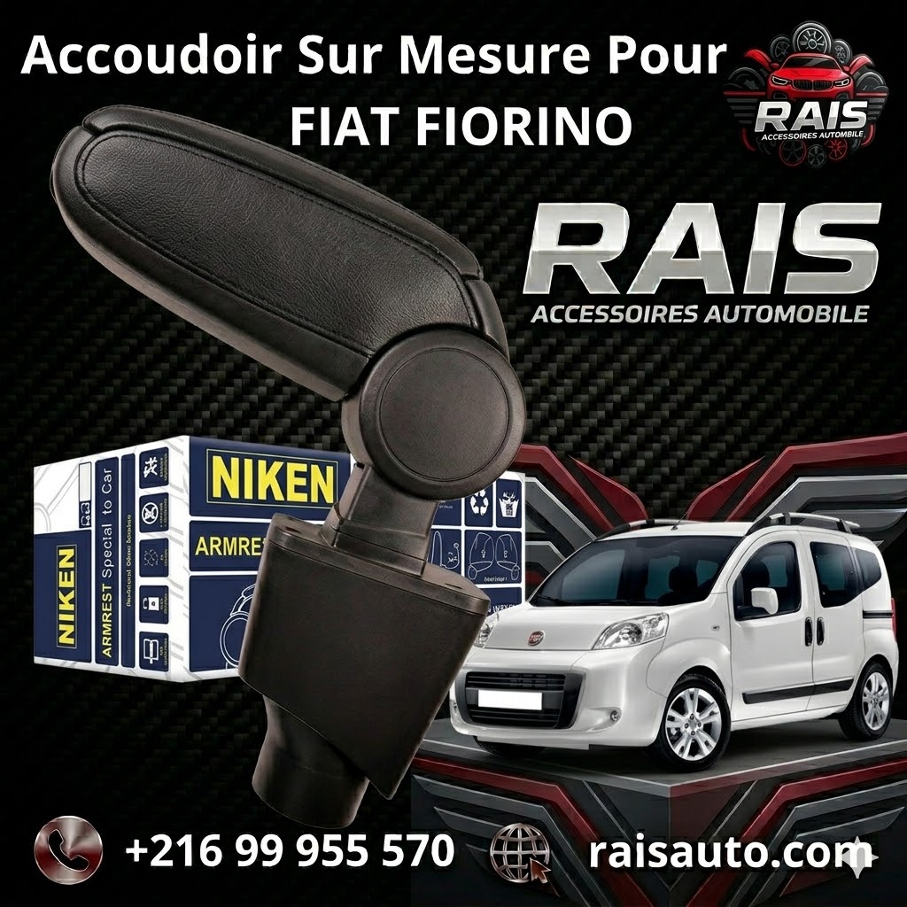 Accoudoir NIKEN sur mesure - Fiat Fiorino
