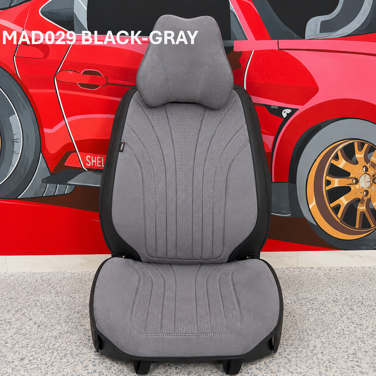 Cale-dos Lux 5 chaises - 029-Black-Gray