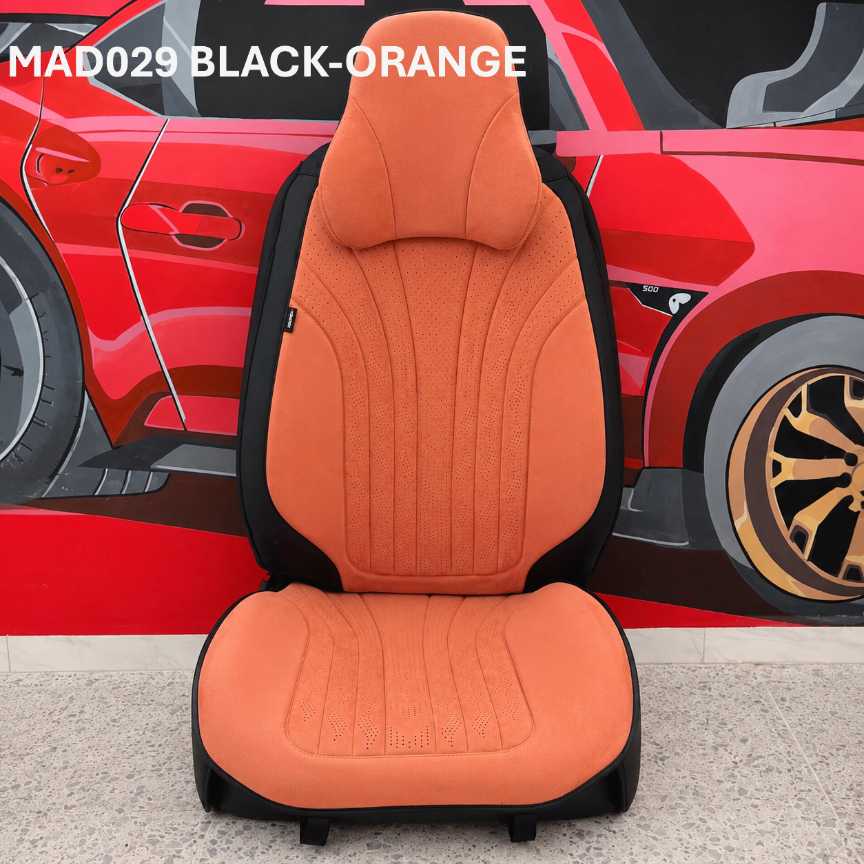 Cale-dos Lux 5 chaises - 029-Black-Orange