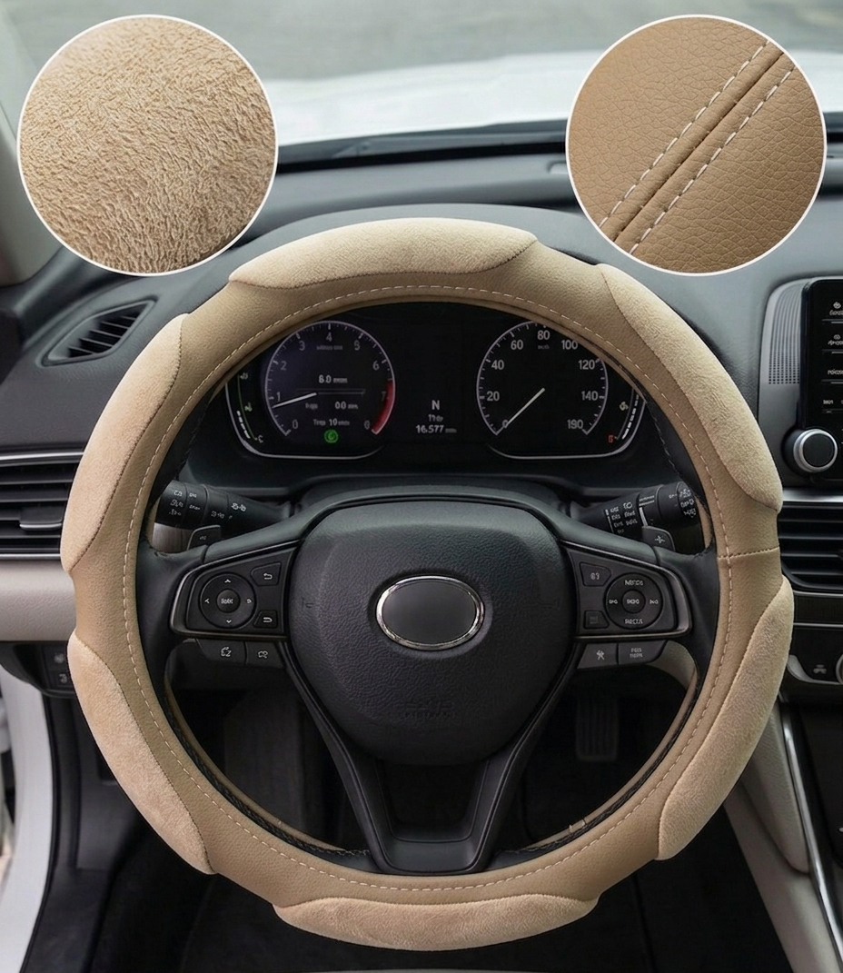 Couvre volant éponge 25-8 - Caramel 