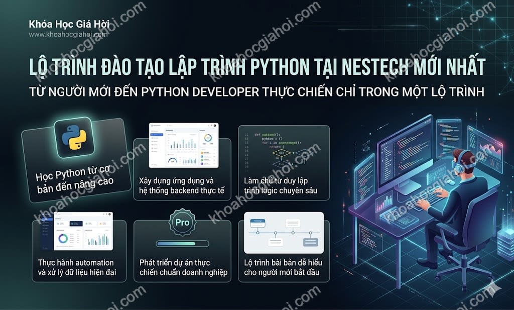 Lộ Trình Đào Tạo Lập Trình Python Tại Nestech Mới Nhất