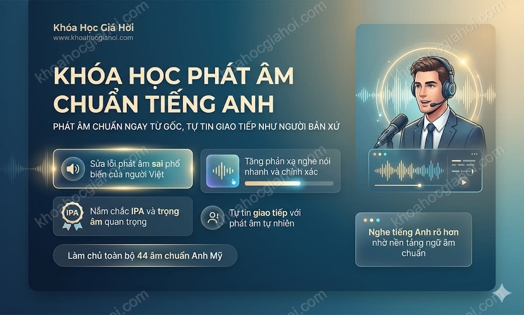 Khóa Học Phát Âm Chuẩn Tiếng Anh