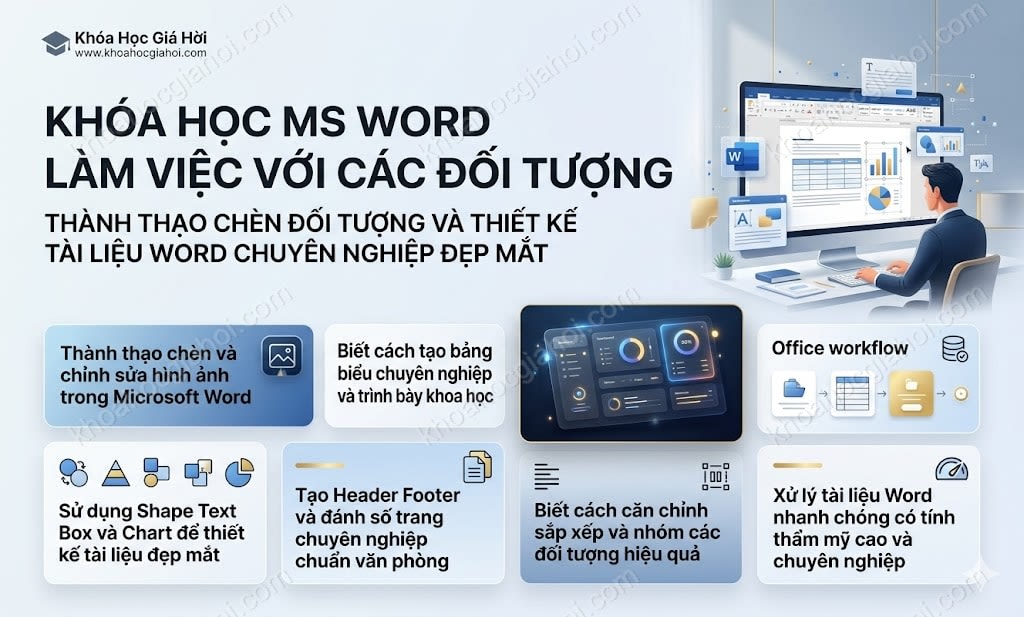 Khóa học MS Word: Làm việc với các đối tượng