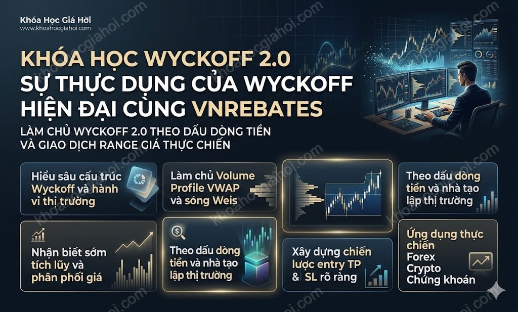 Khóa Học Wyckoff 2.0 Sự Thực Dụng Của Wyckoff Hiện Đại Cùng Vnrebates