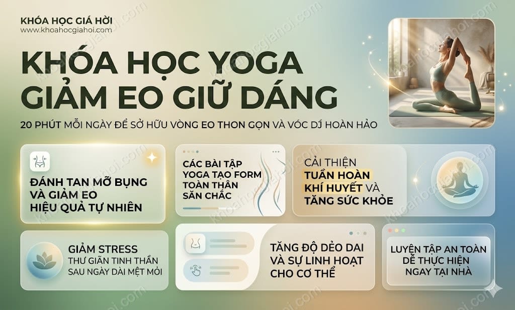 Khóa Học Yoga Giảm Eo Giữ Dáng