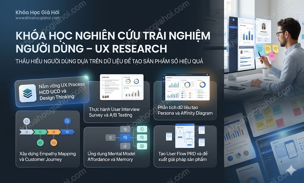 Khóa Học Nghiên Cứu Trải Nghiệm Người Dùng – Ux Research