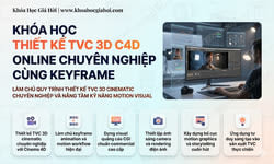 Khoá Học Thiết Kế Tvc 3D C4d Online Chuyên Nghiệp Cùng Keyframe
