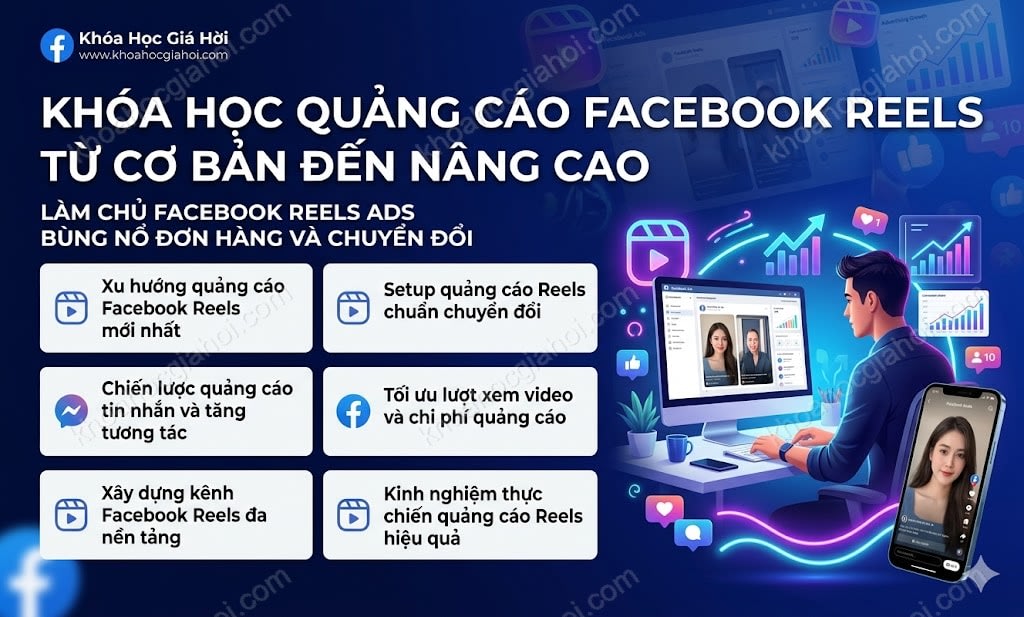 Khóa Học Quảng Cáo Facebook Reels Từ Cơ Bản Đến Nâng Cao