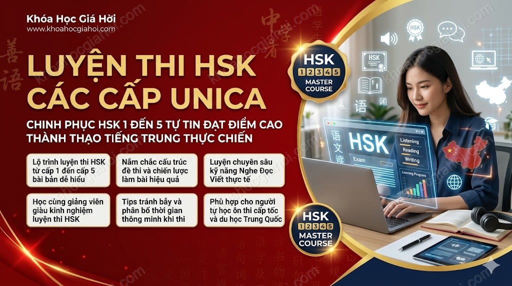 Luyện Thi Hsk Các Cấp Unica