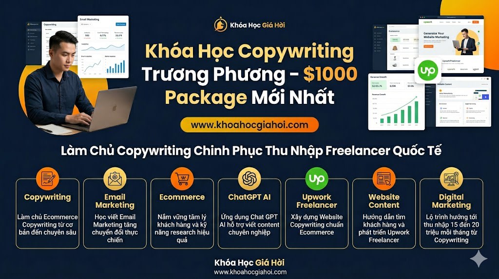 Khóa Học Copywriting Trương Phương – $1000 Package Mới Nhất
