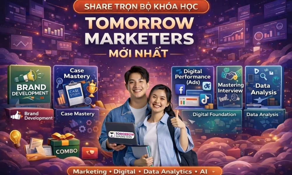 Combo 8 Khóa Digital Marketing Đỉnh Cao Cùng Tomorrow Marketers