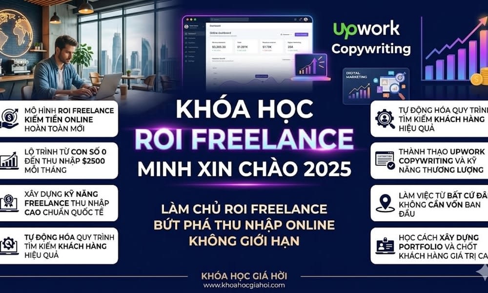 Khóa Học ROI Freelance Minh Xin Chào 2025