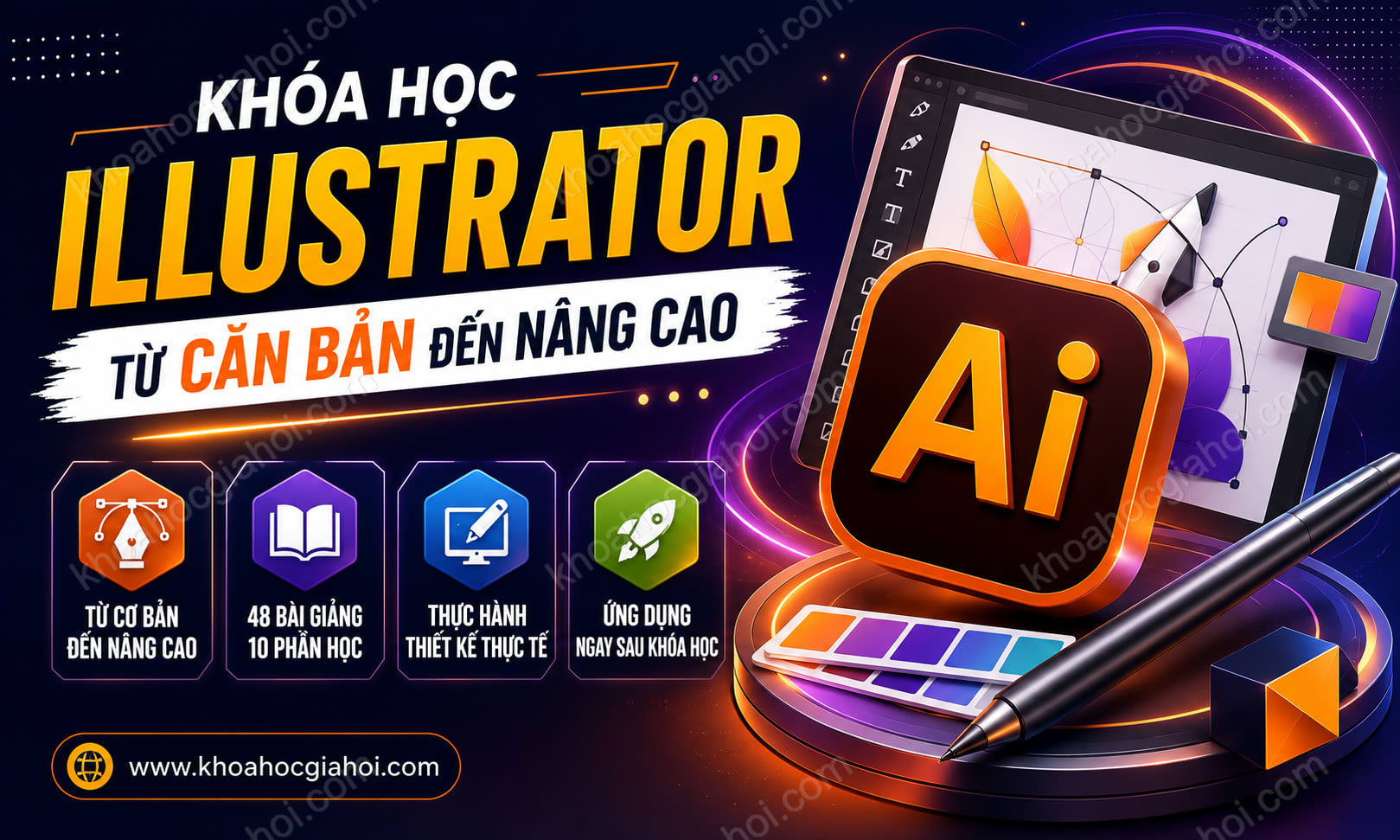 Khóa Học Illustrator Từ Căn Bản Đến Nâng Cao