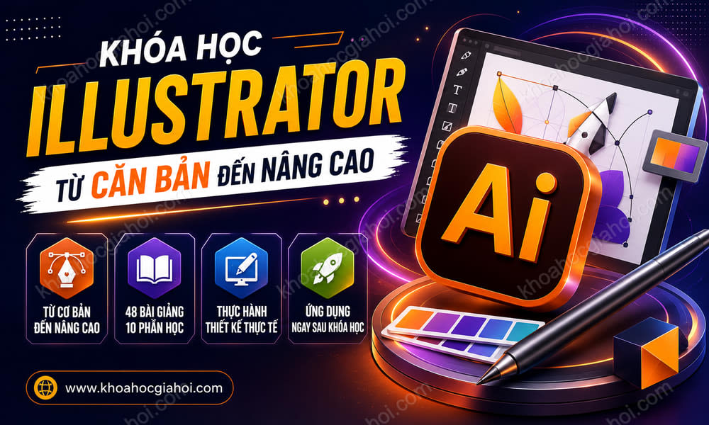 Khóa Học Illustrator Từ Căn Bản Đến Nâng Cao