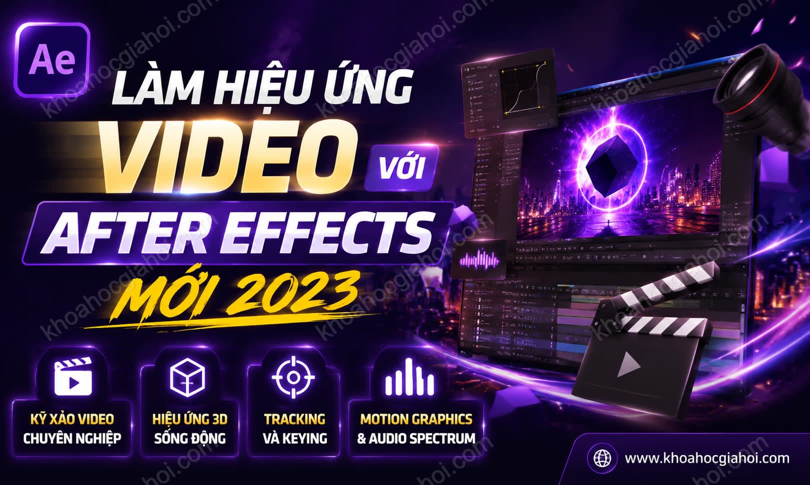 Làm Hiệu Ứng Video Với After Effects Mới 2023