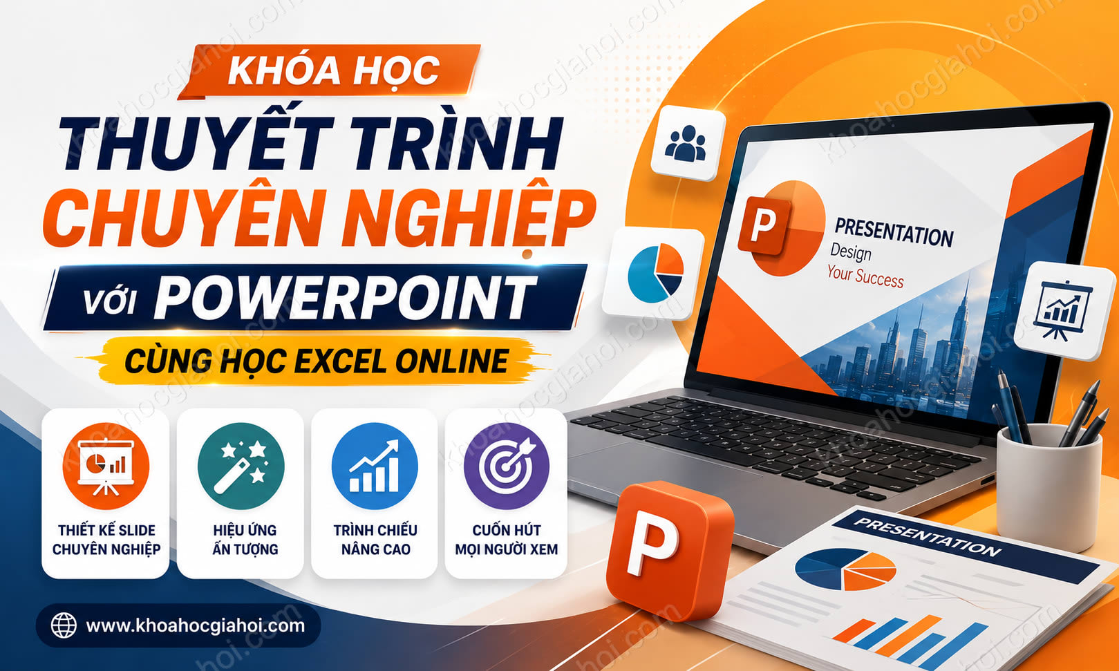 Thuyết Trình Chuyên Nghiệp Với Powerpoint Cùng Học Excel Online