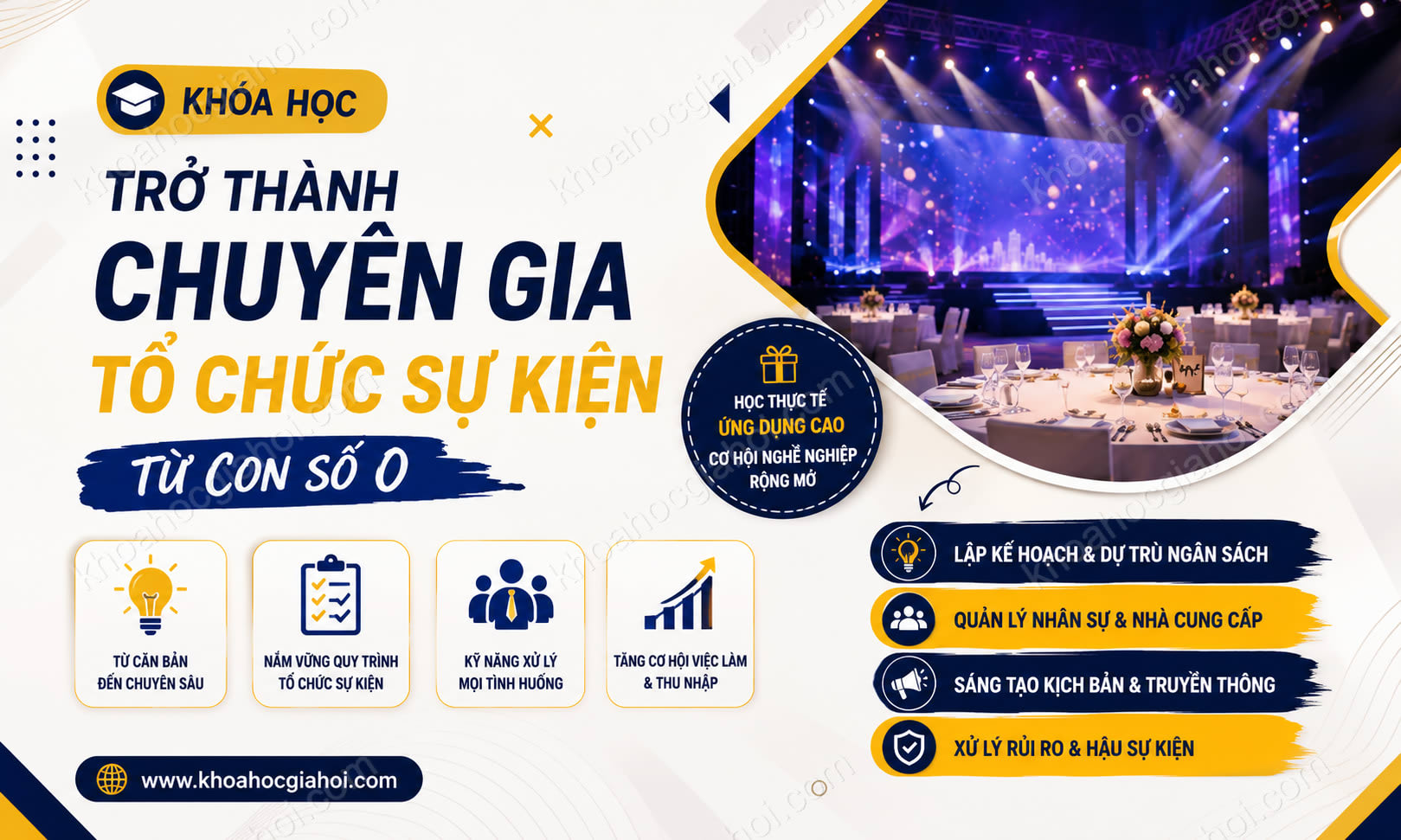 Khóa Học Trở Thành Chuyên Gia Tổ Chức Sự Kiện Từ Con Số 0