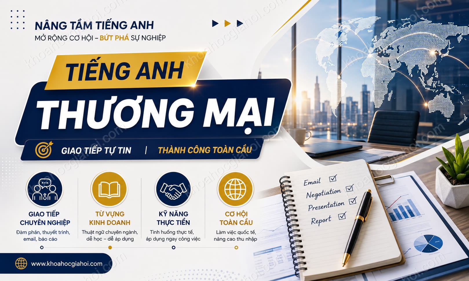 Khóa Học Tiếng Anh Thương Mại