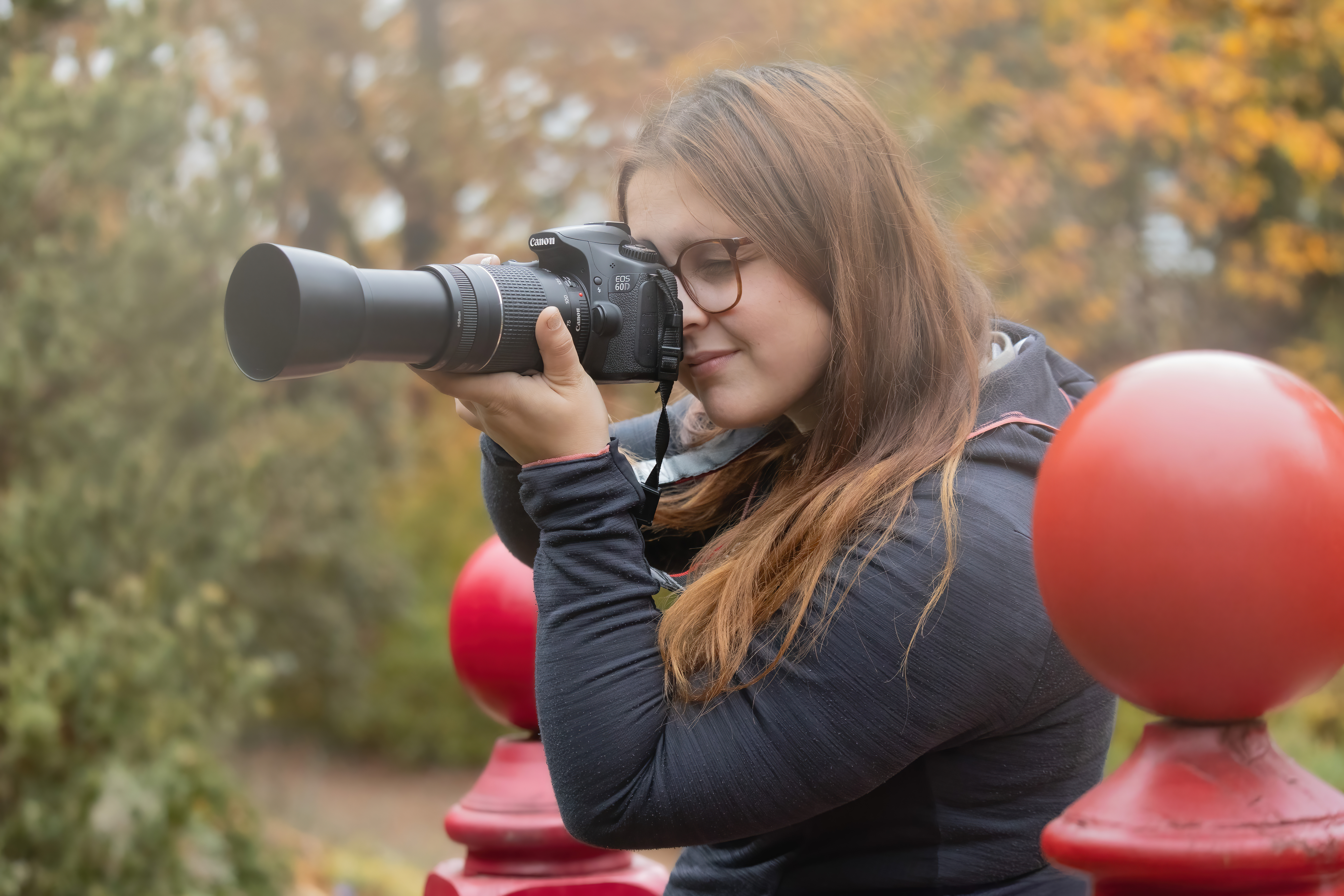 Portrét s fotoaparátem