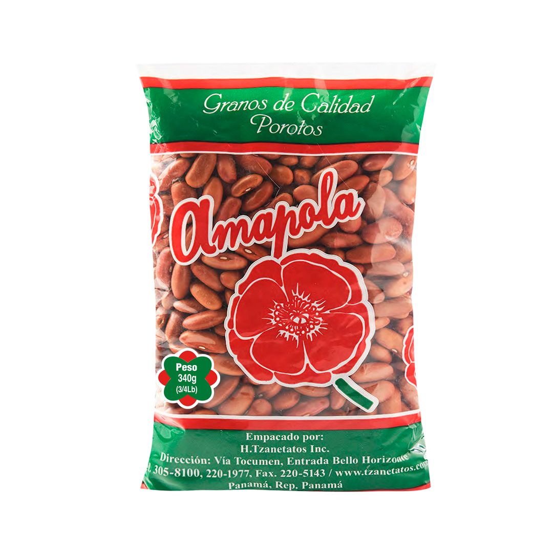 POROTOS ROJOS AMAPOLA