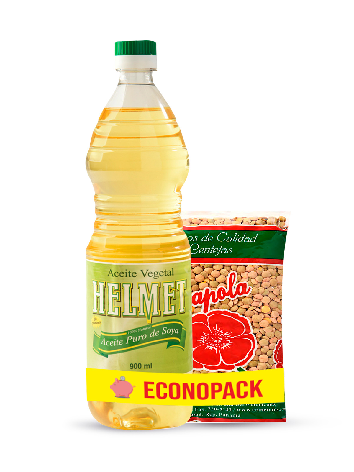 ECONOPACK ACEITE+LENTEJAS