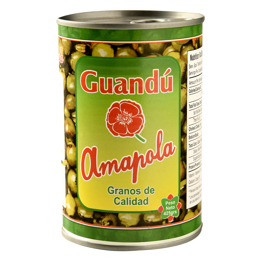GUANDÚ EN AGUA Y SAL AMAPOLA