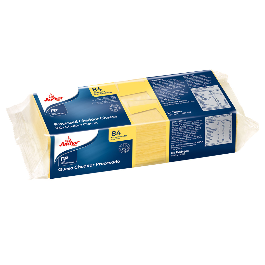 QUESO CHEDDAR EN REBANADAS