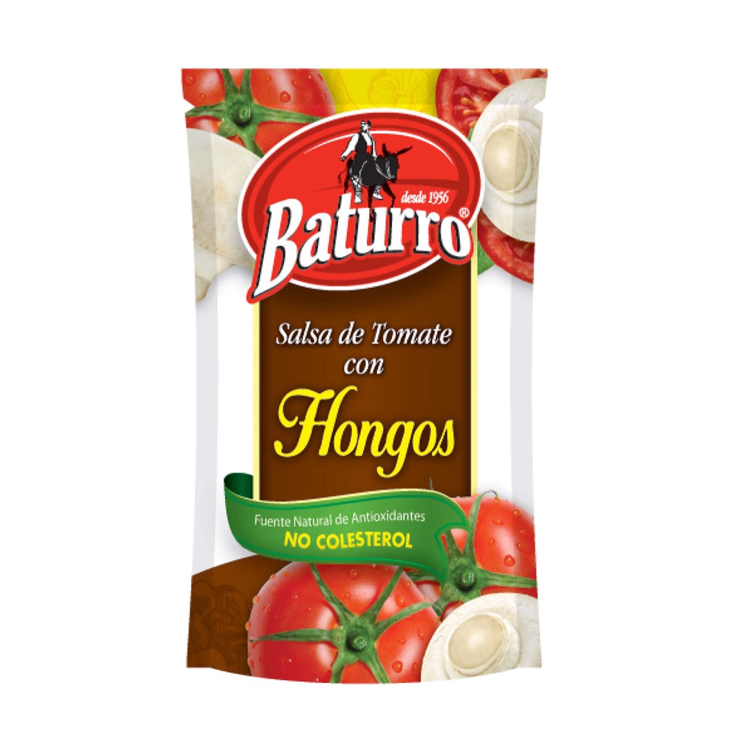 SALSA DE TOMATE CON HONGOS