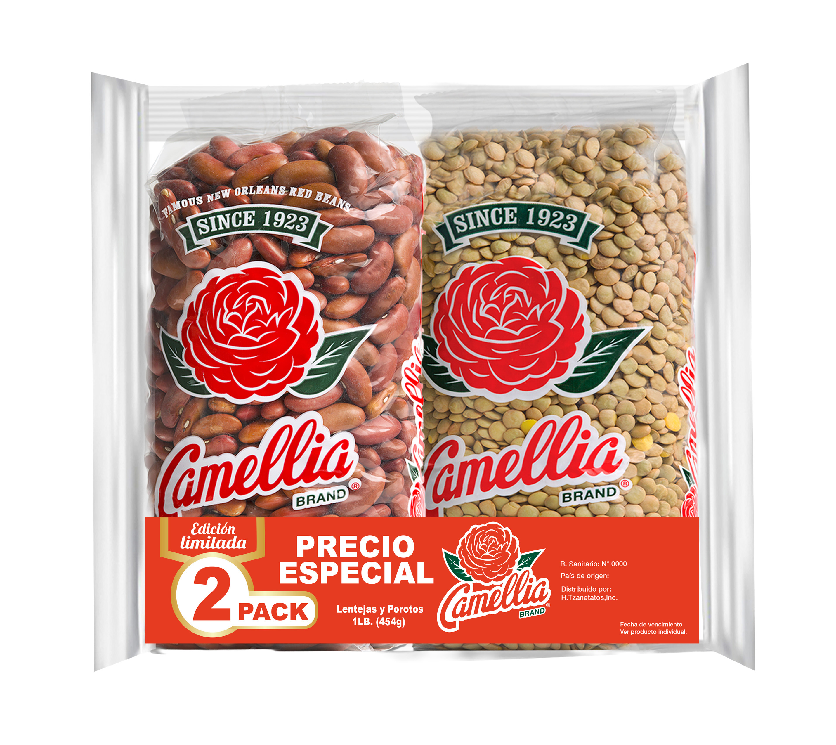 PACK PROMOCIONAL LENTEJAS Y POROTOS CAMELLIA