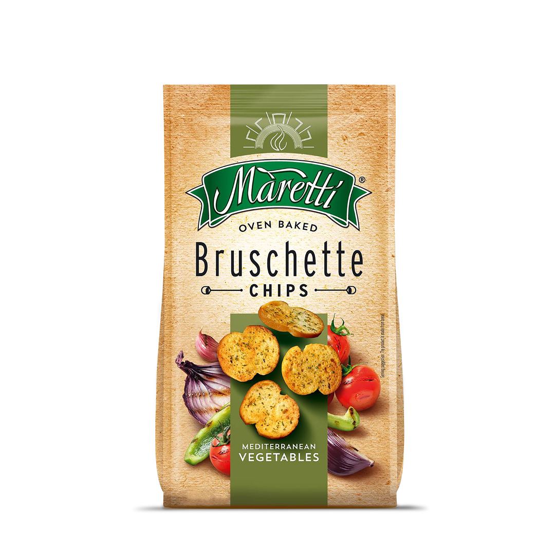 MARETTI BRUSCHETTE CHIPS MEDITERRANEAN VEGETABLES