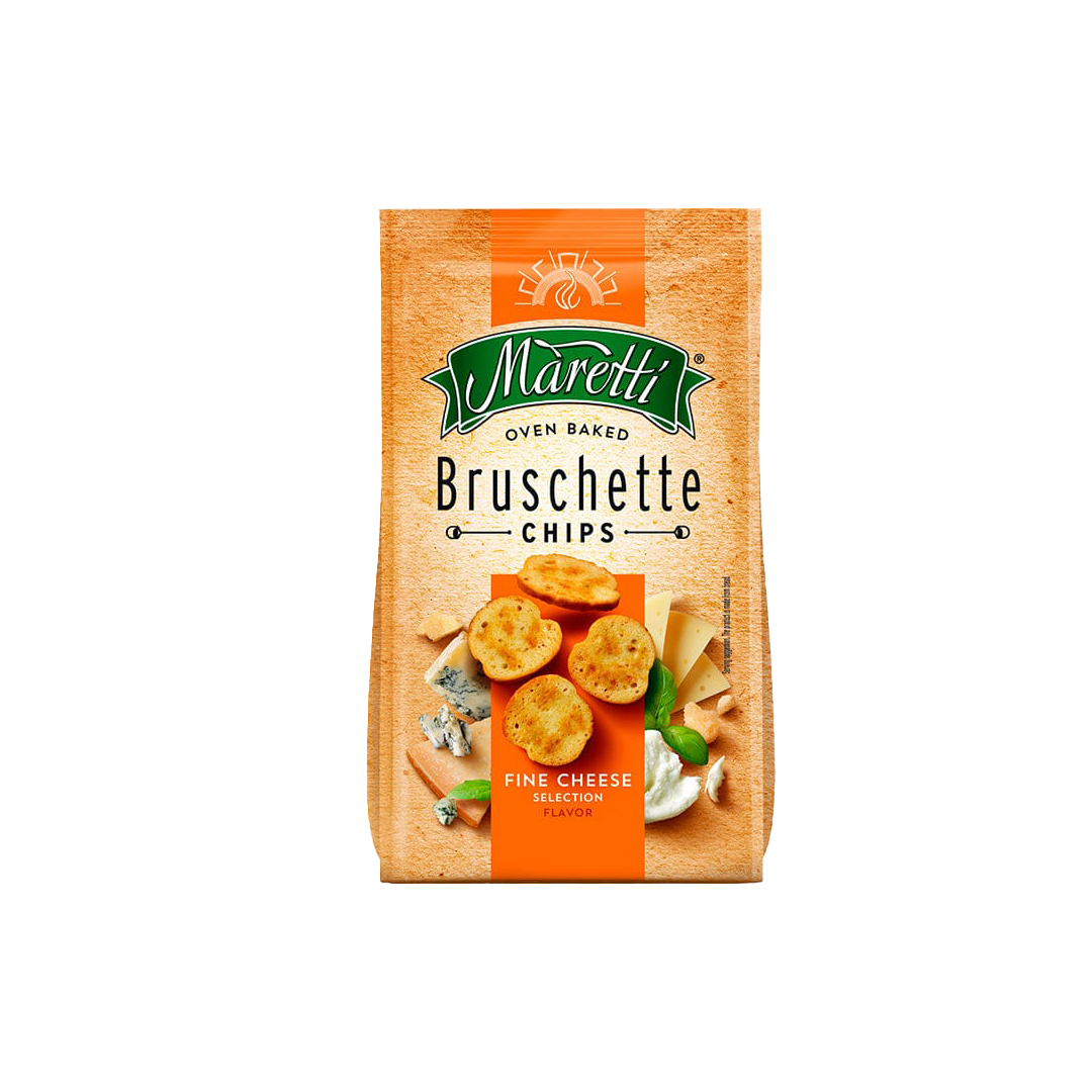MARETTI BRUSCHETTE CHIPS FINE CHEESE